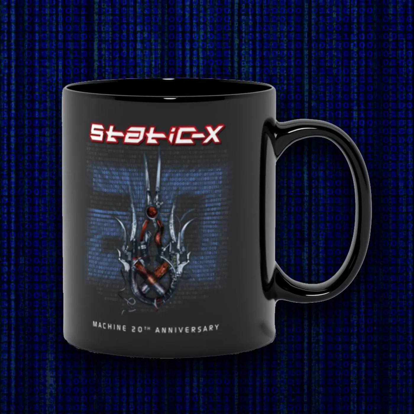 Static-X Machine 20th Anniversary Black Mugs