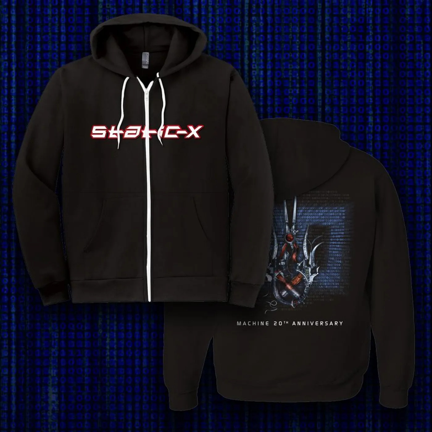 Static-X Machine 20th Anniversary Hoodies