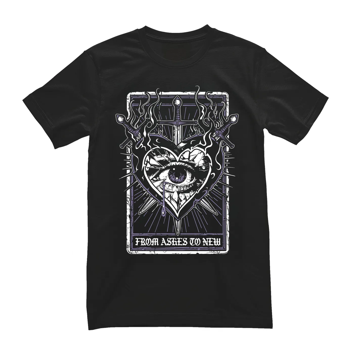 From Ashes to New 3 of Swords T-shirt