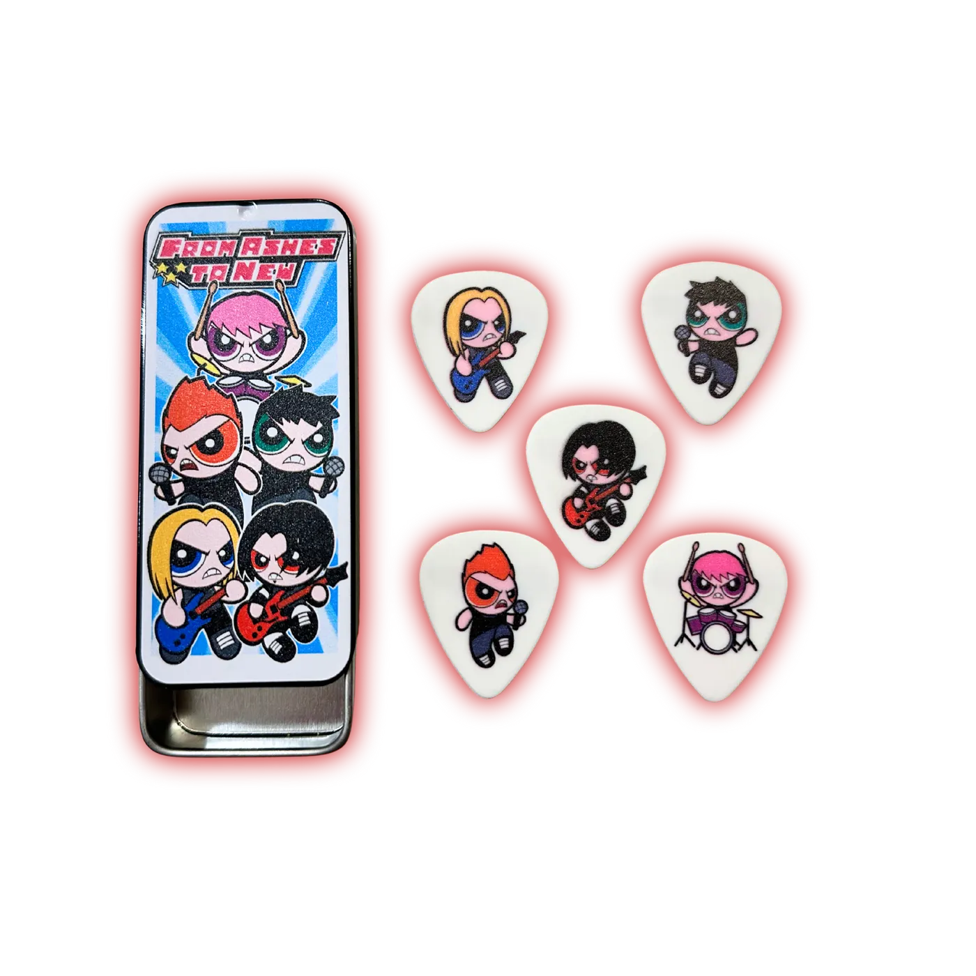 From Ashes to New FATN x PowerPuff Girls Pick Tin