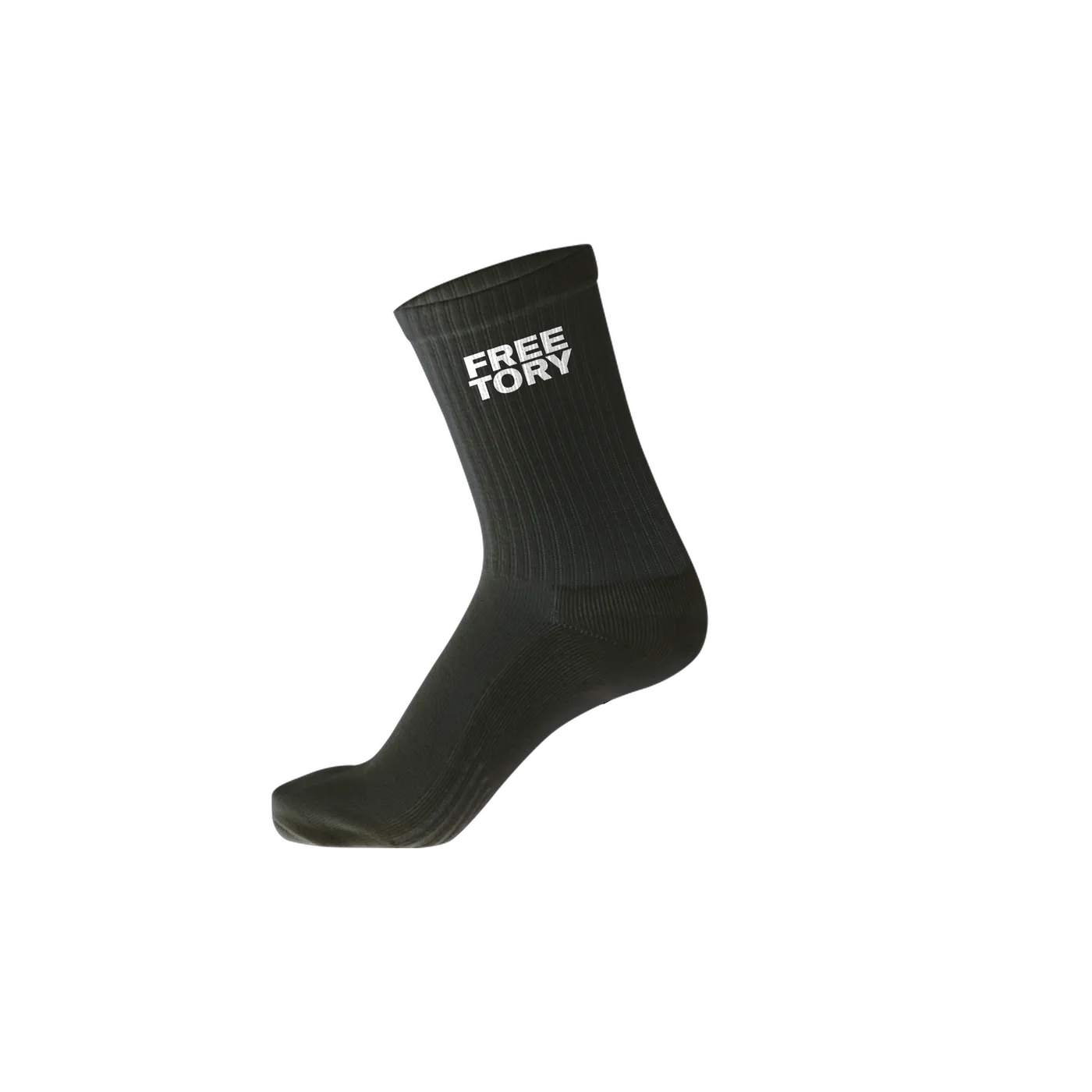 Tory Lanez Free Tory Crew Socks (black / white)