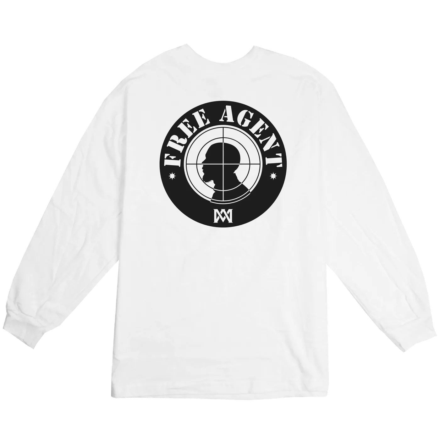 Big K.R.I.T. Free Agent White Long Sleeve