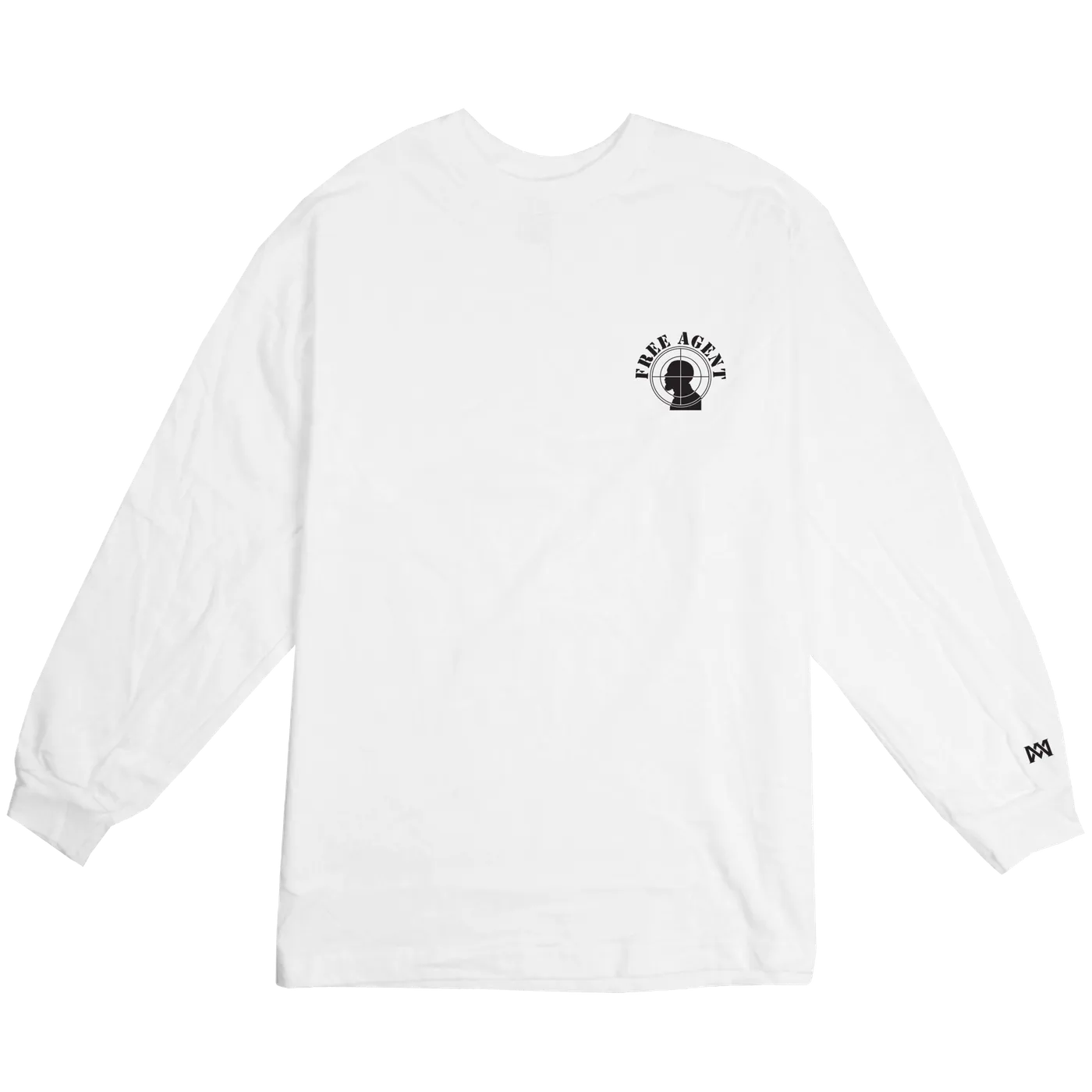 Big K.R.I.T. Free Agent White Long Sleeve
