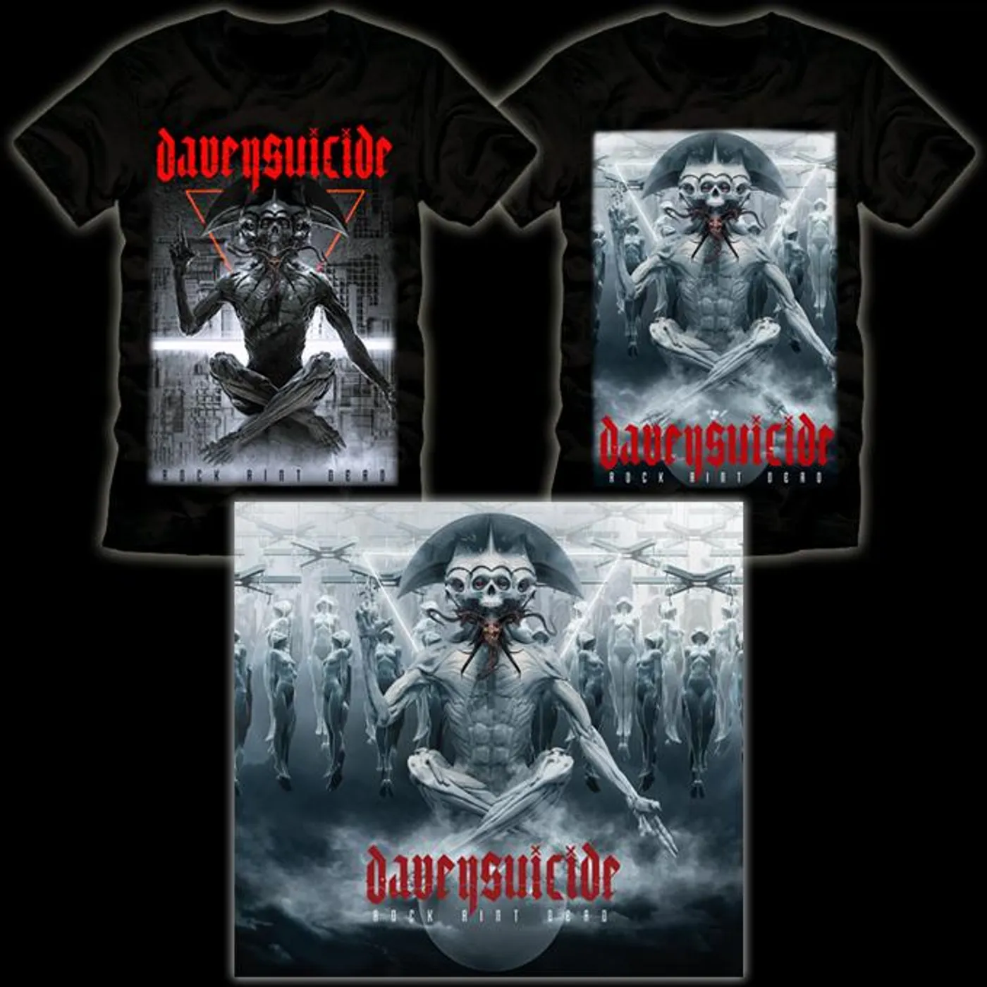 Davey Suicide DOUBLE SHIRT Album Bundle
