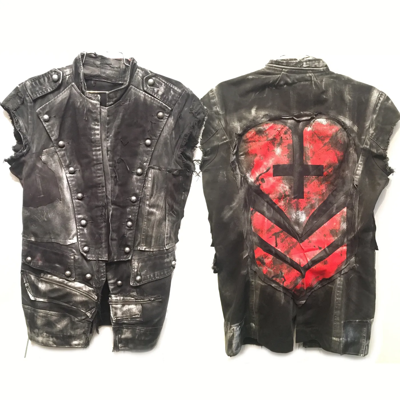 Davey Suicide One-of-a-Kind Vest from "Rock Aint Dead" Music Video ***Stage Worn 2012-2019