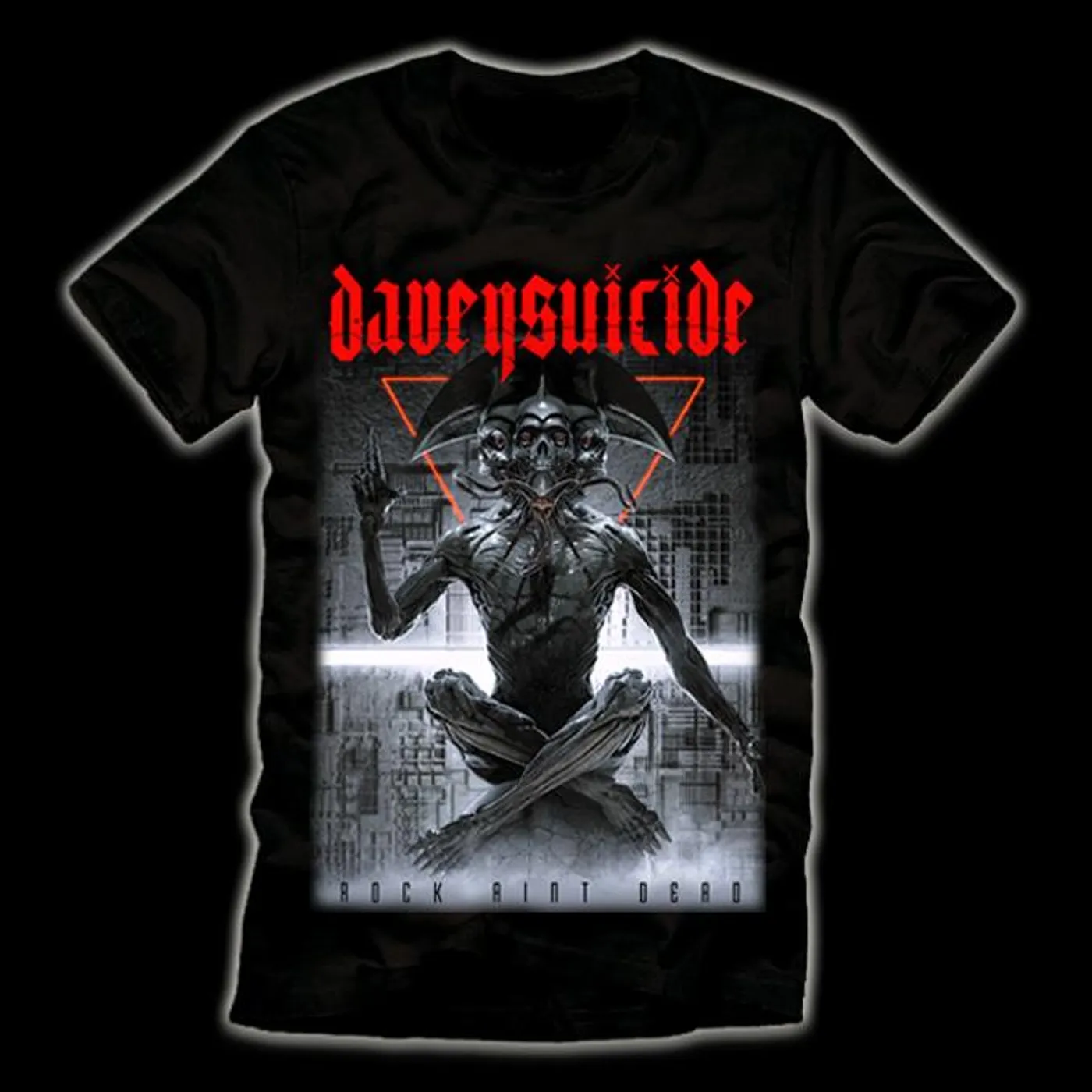 Davey Suicide RED Rock Aint Dead T-Shirt