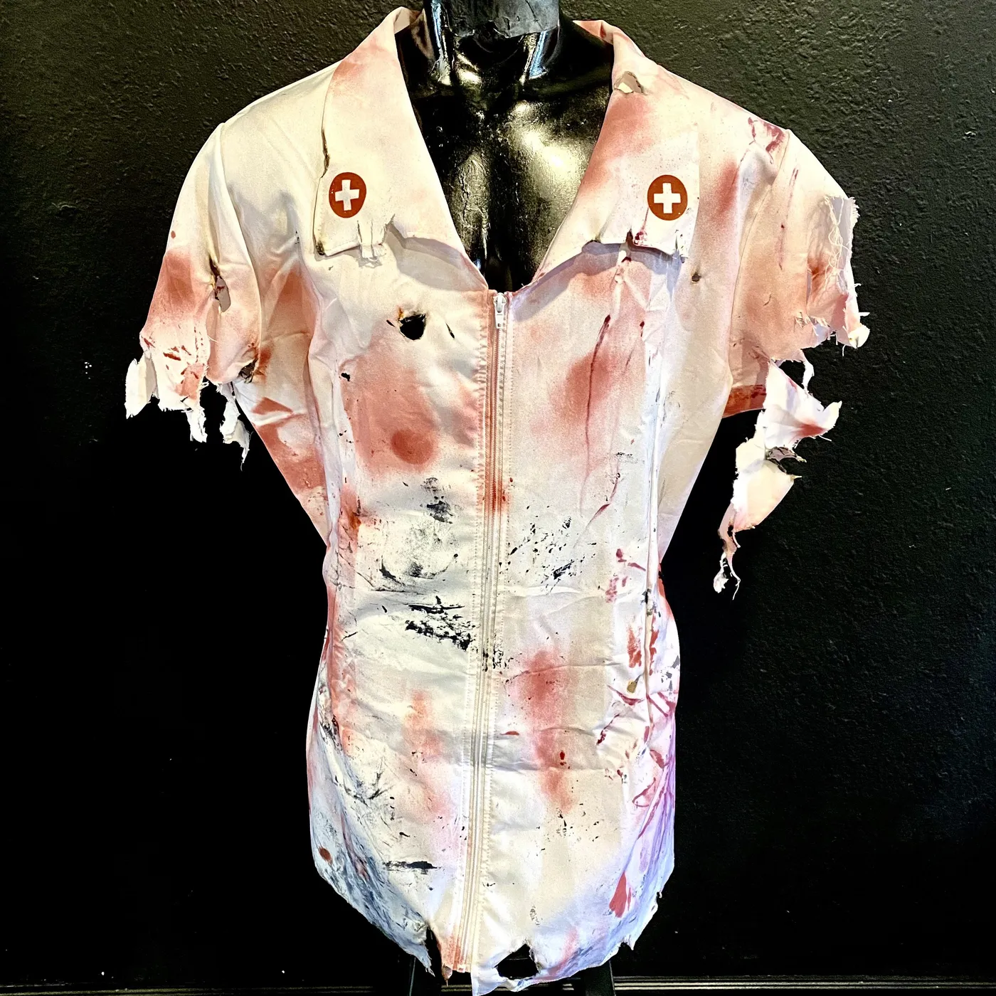 Custom Medical Scrub worn by Davey Suicide on the Rock Aint Dead 2021 Tour