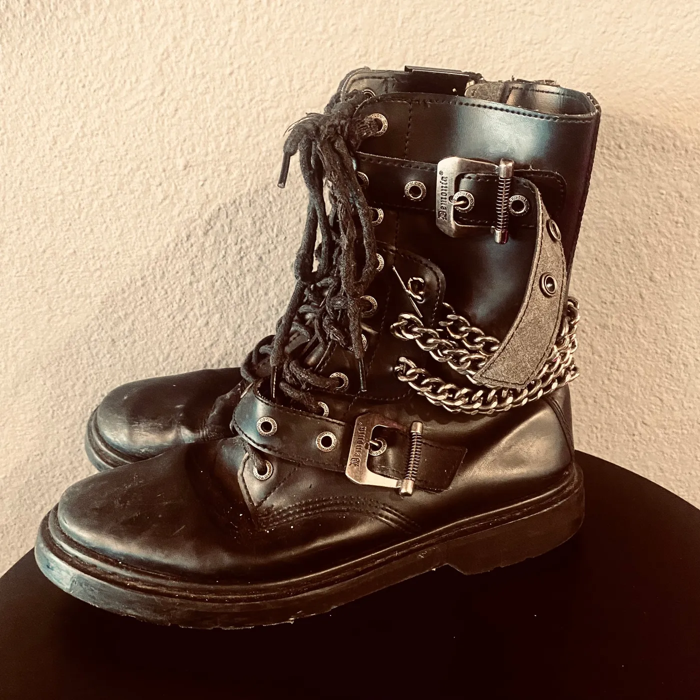 Davey Suicide Boots worn in the "Medicate Me" Music Video & World Wide on Tour 2016-2021