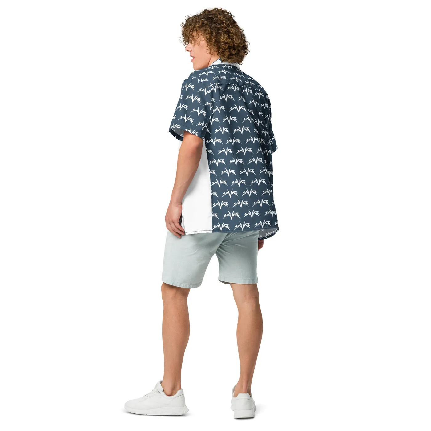Savant Logo Navy Button Shirt