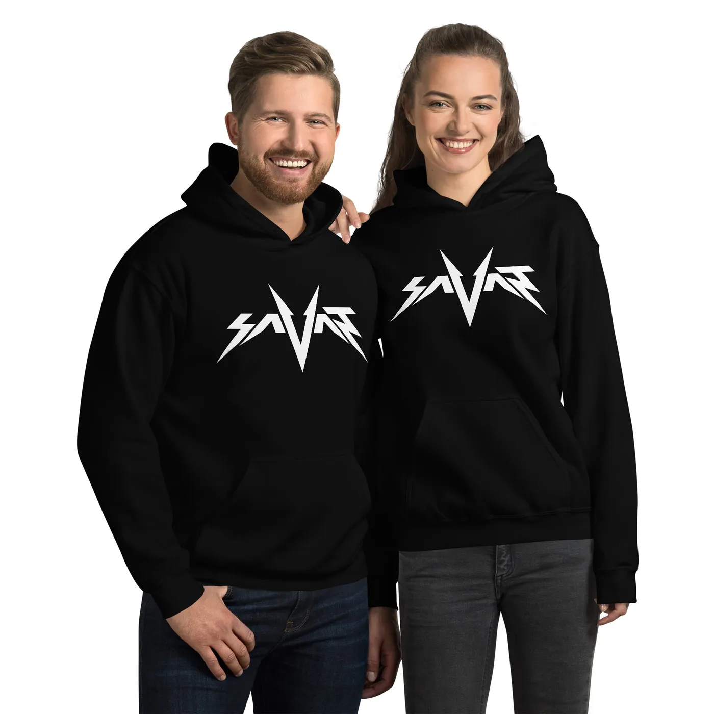 Savant Logo Black Hoodie