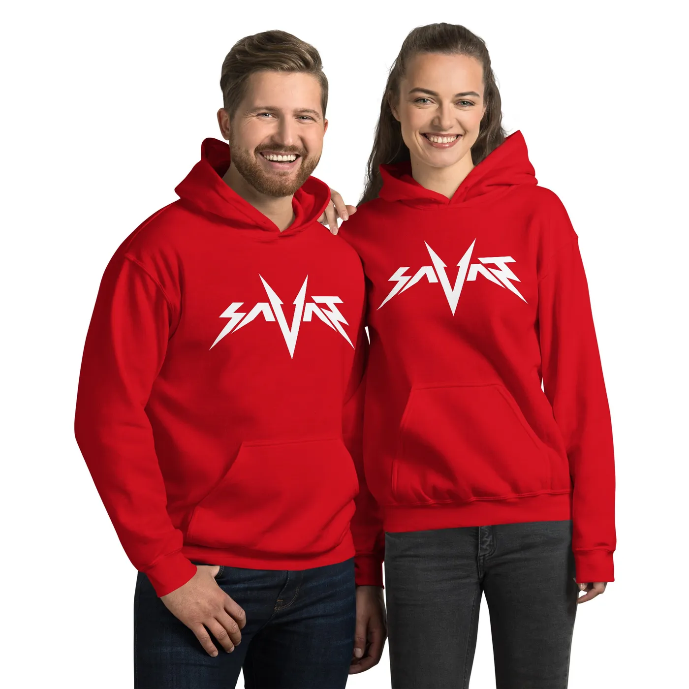 Savant Logo Red Hoodie