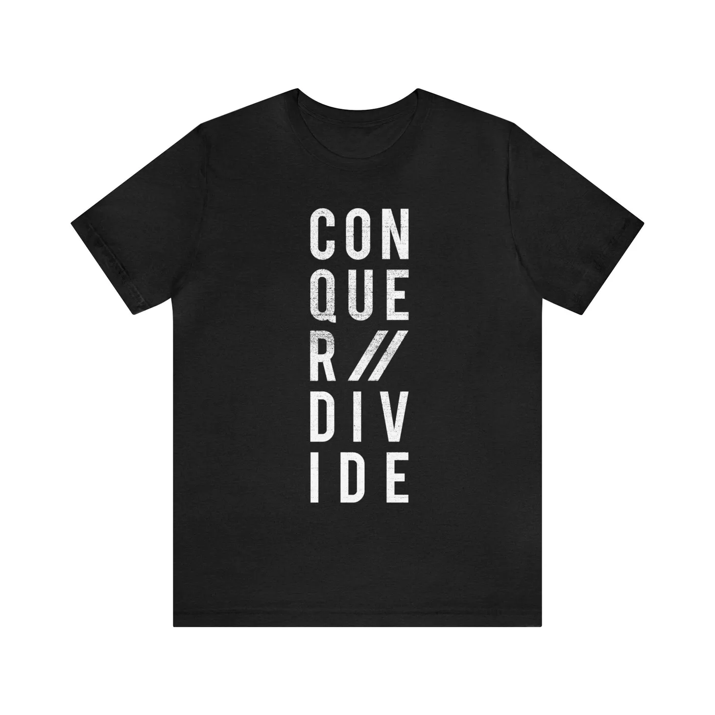 Conquer Divide Conquer Slash Tee