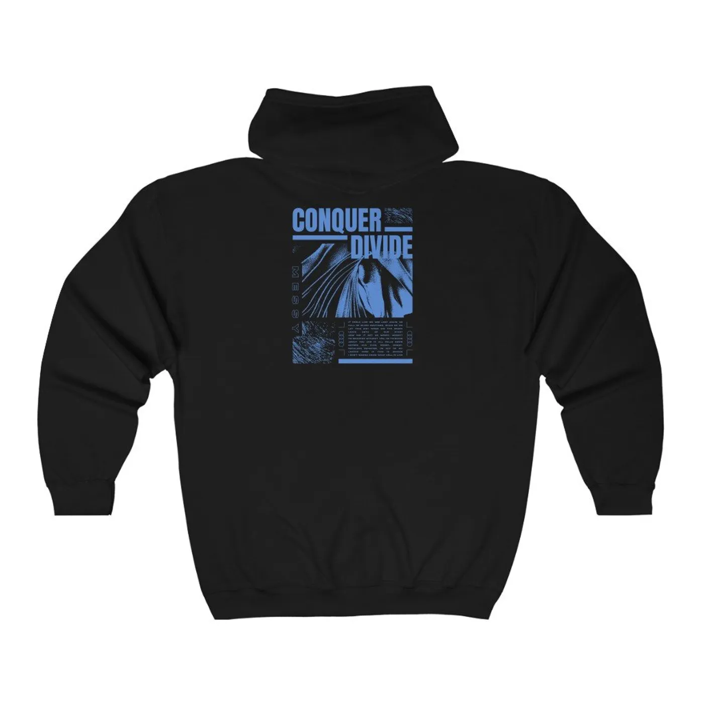 Conquer Divide Black and Blue hoodie