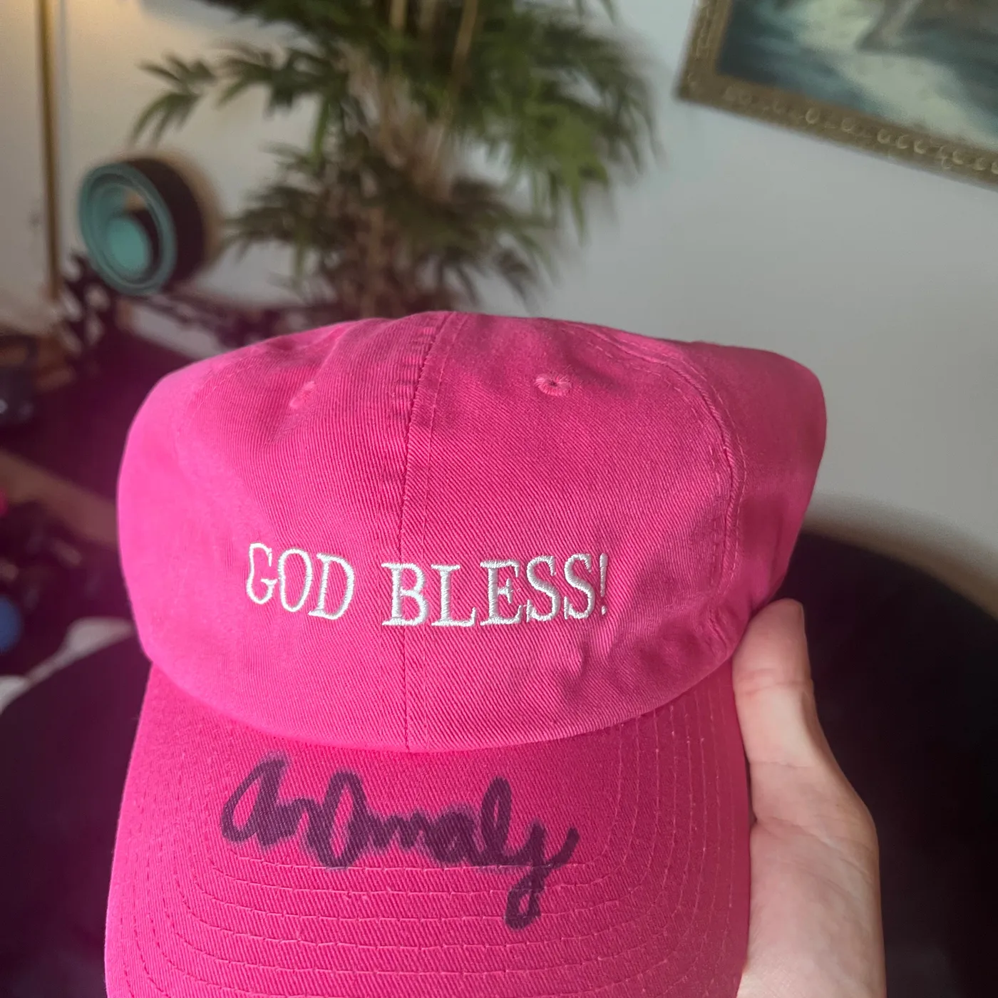 An0maly Autographed God Bless! Hats (2 Blue, 4 White, 6 Pink)