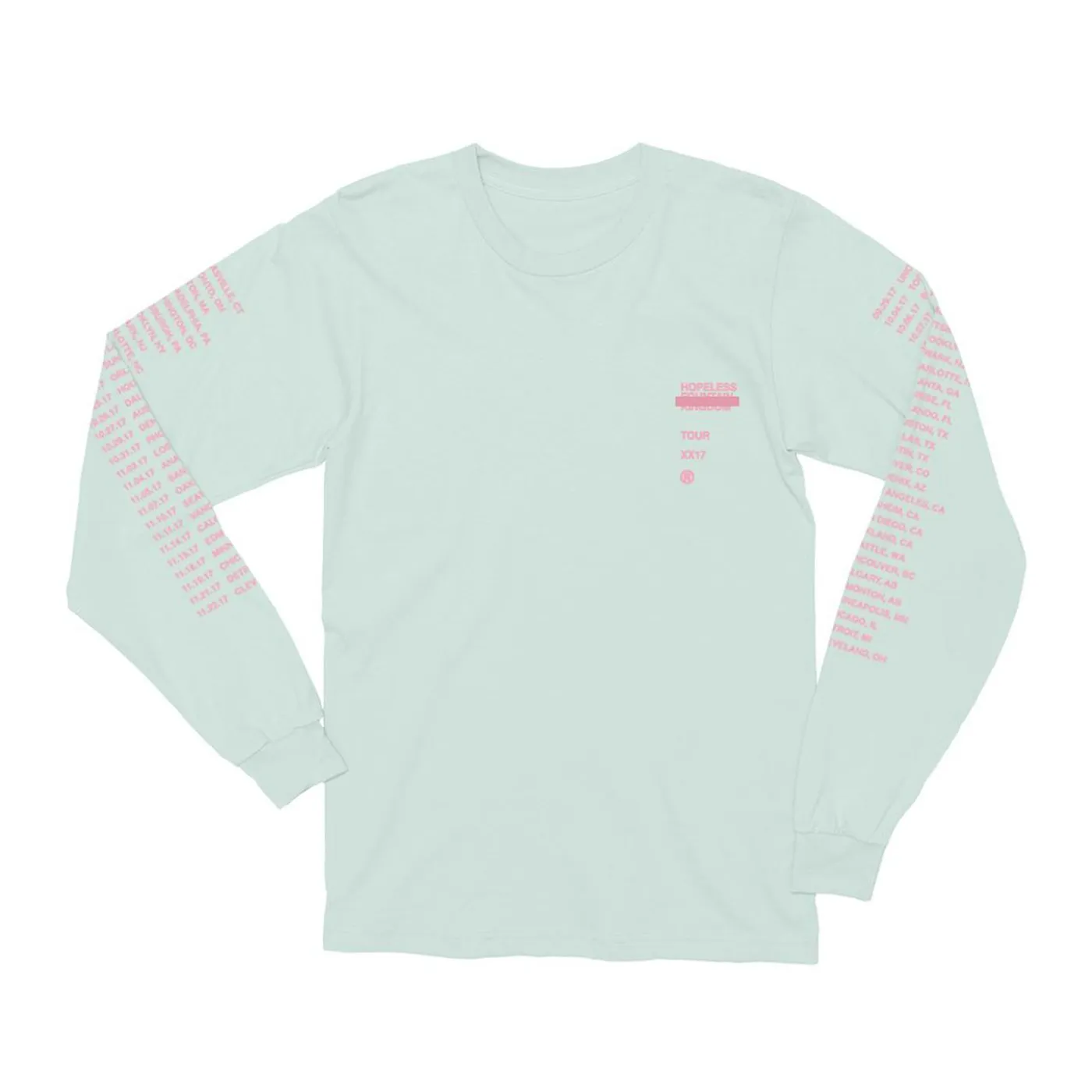 Halsey Mint/Pink Tour Long Sleeve