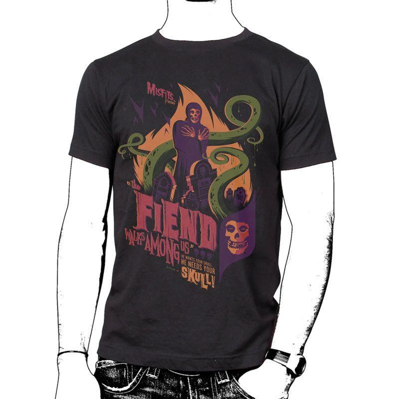 Misfits Fiend Walks Among Us T-Shirt