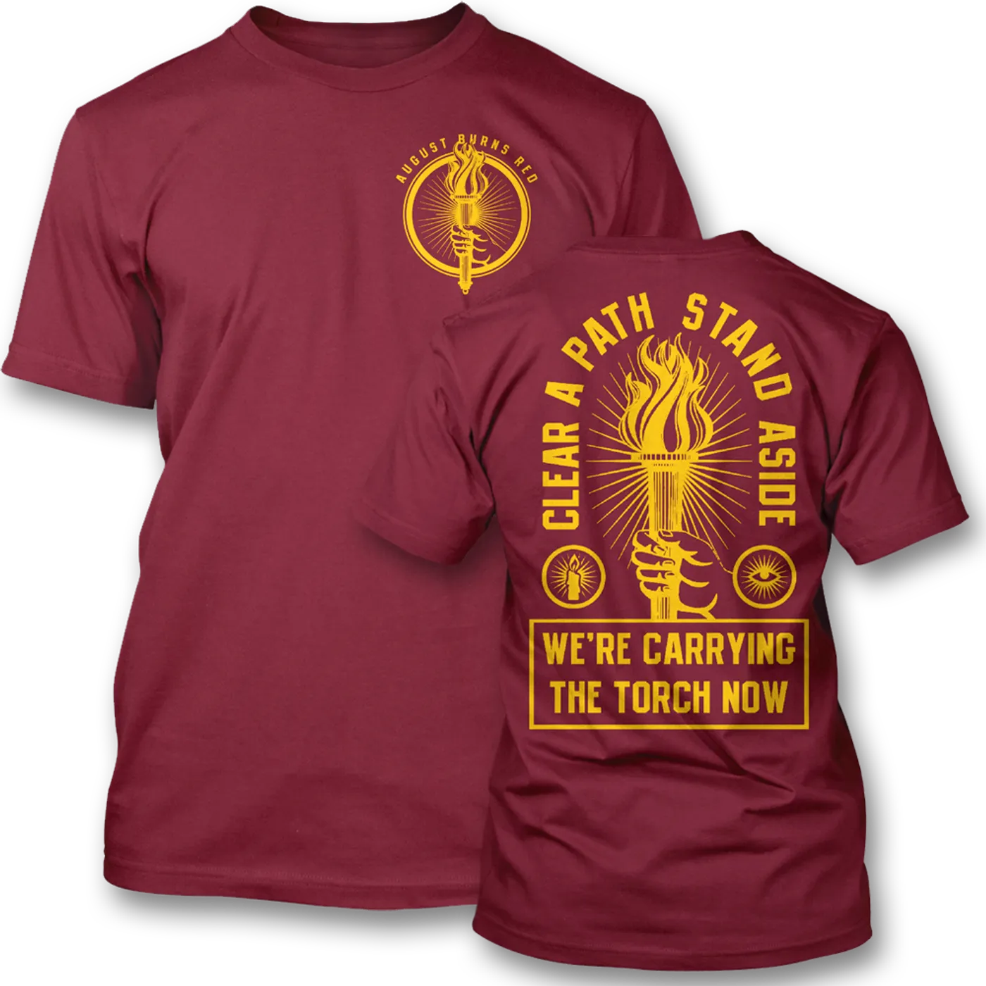 August Burns Red Torch T-Shirt (Cardinal)