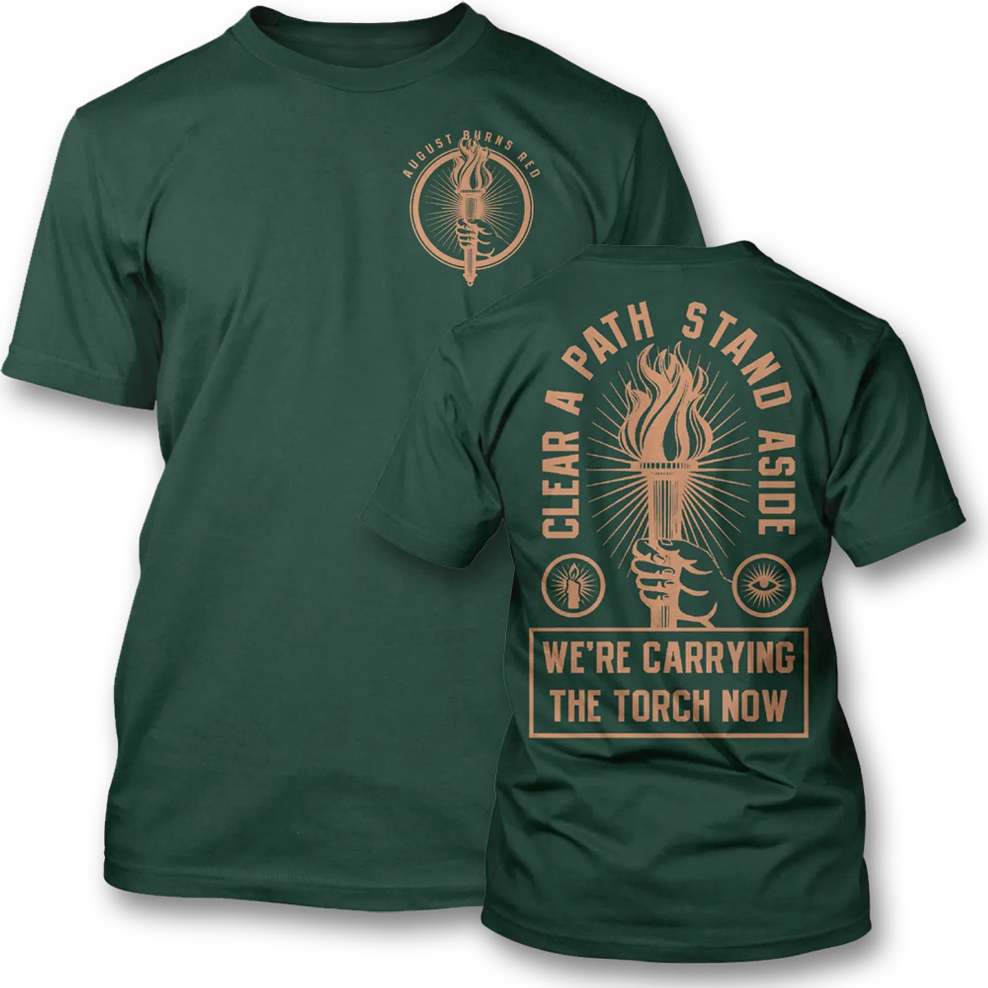 August Burns Red Torch T-Shirt (Forest Green)