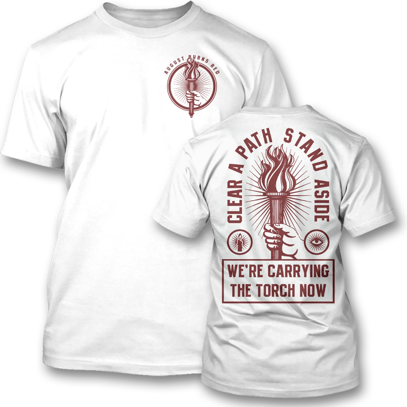 August Burns Red Torch T-Shirt (White)