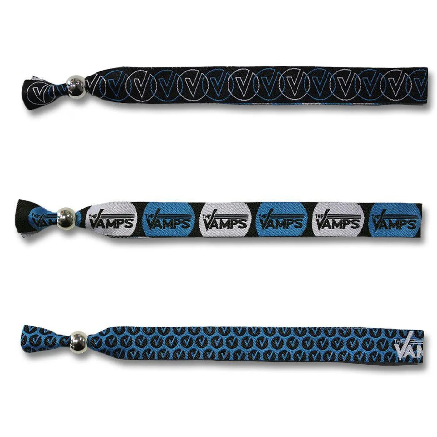 The Vamps Blue Logo Wristband Set