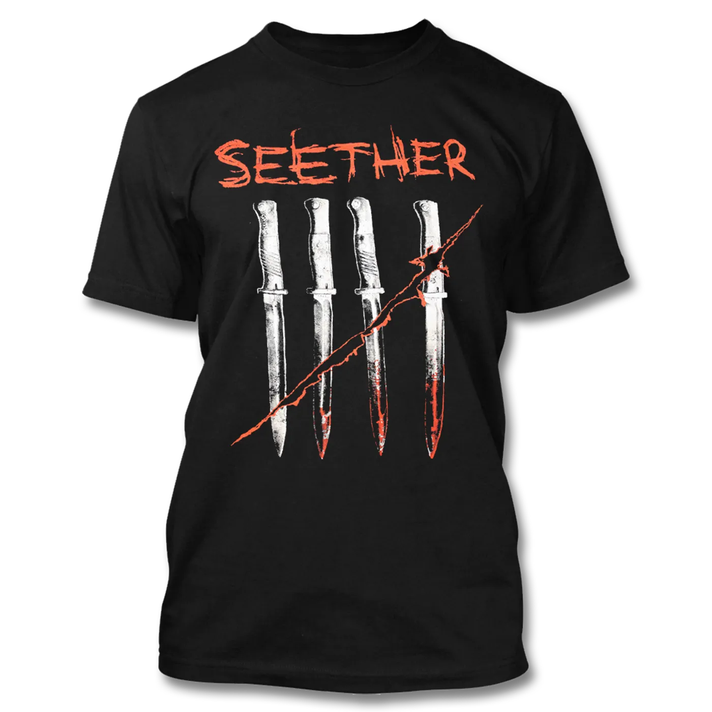Seether Knife Tally T-Shirt