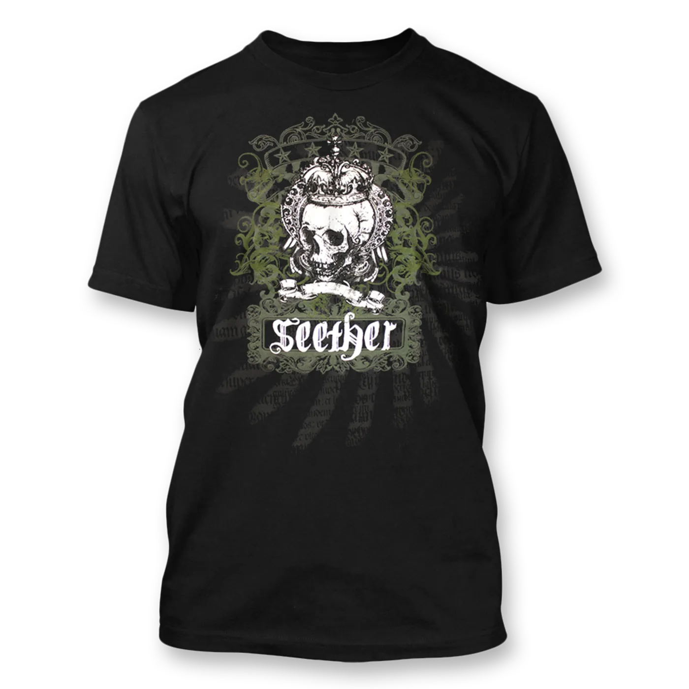 Seether Crown Skull Banner T-Shirt