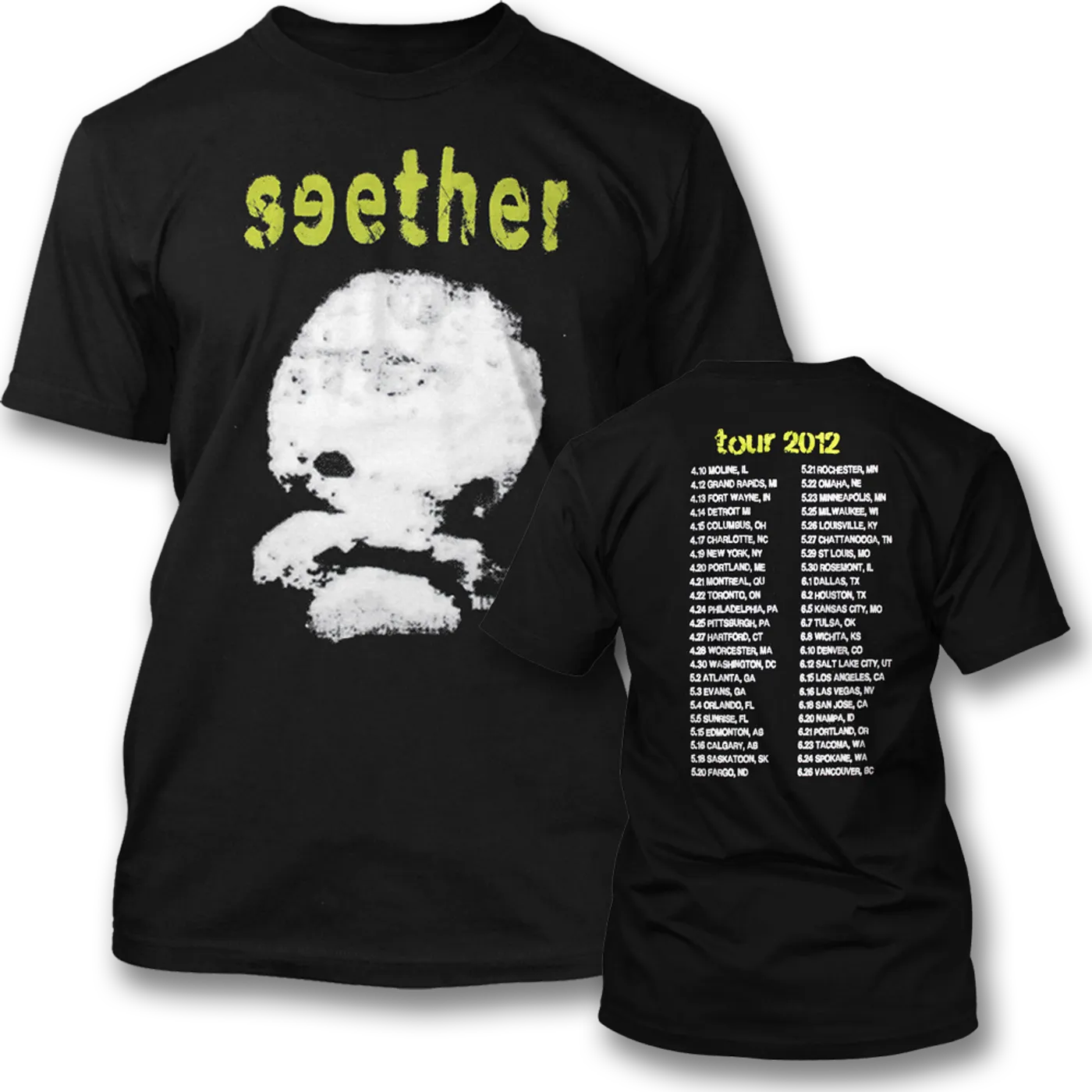Seether Mushroom Cloud Tour T-Shirt
