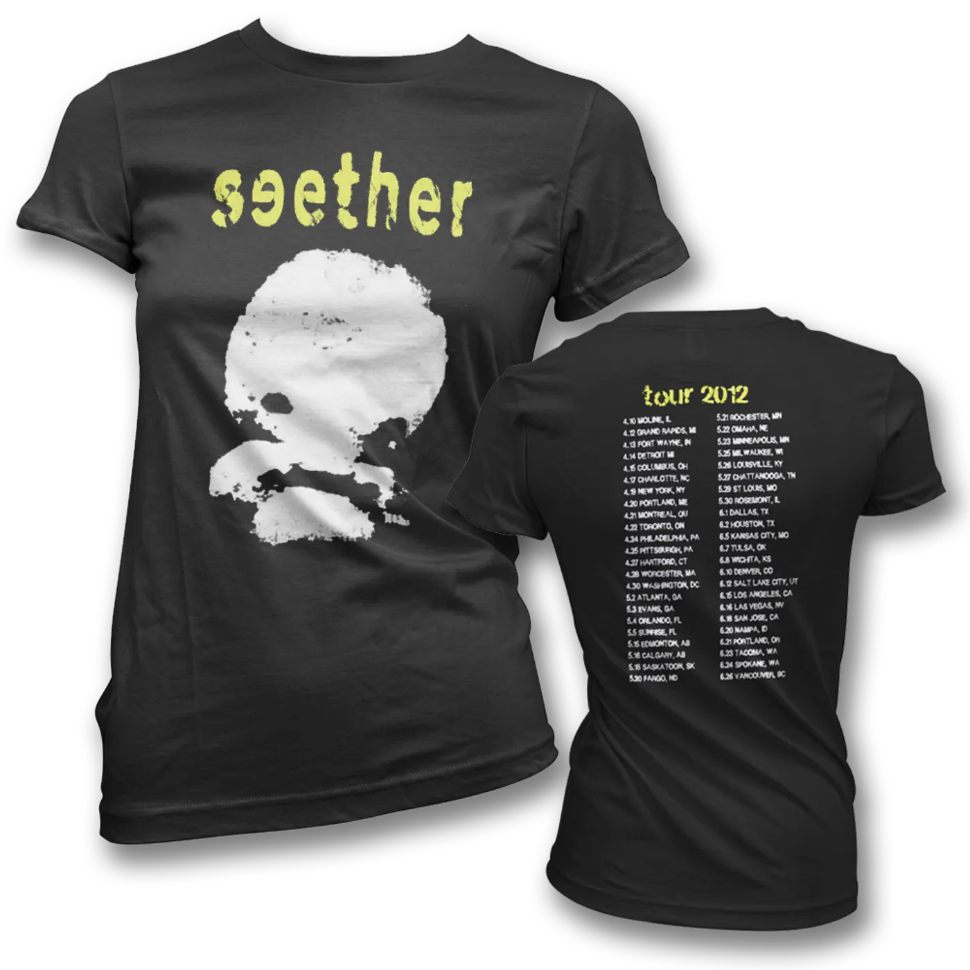 Seether Mushroom Cloud Tour T-Shirt - Women's