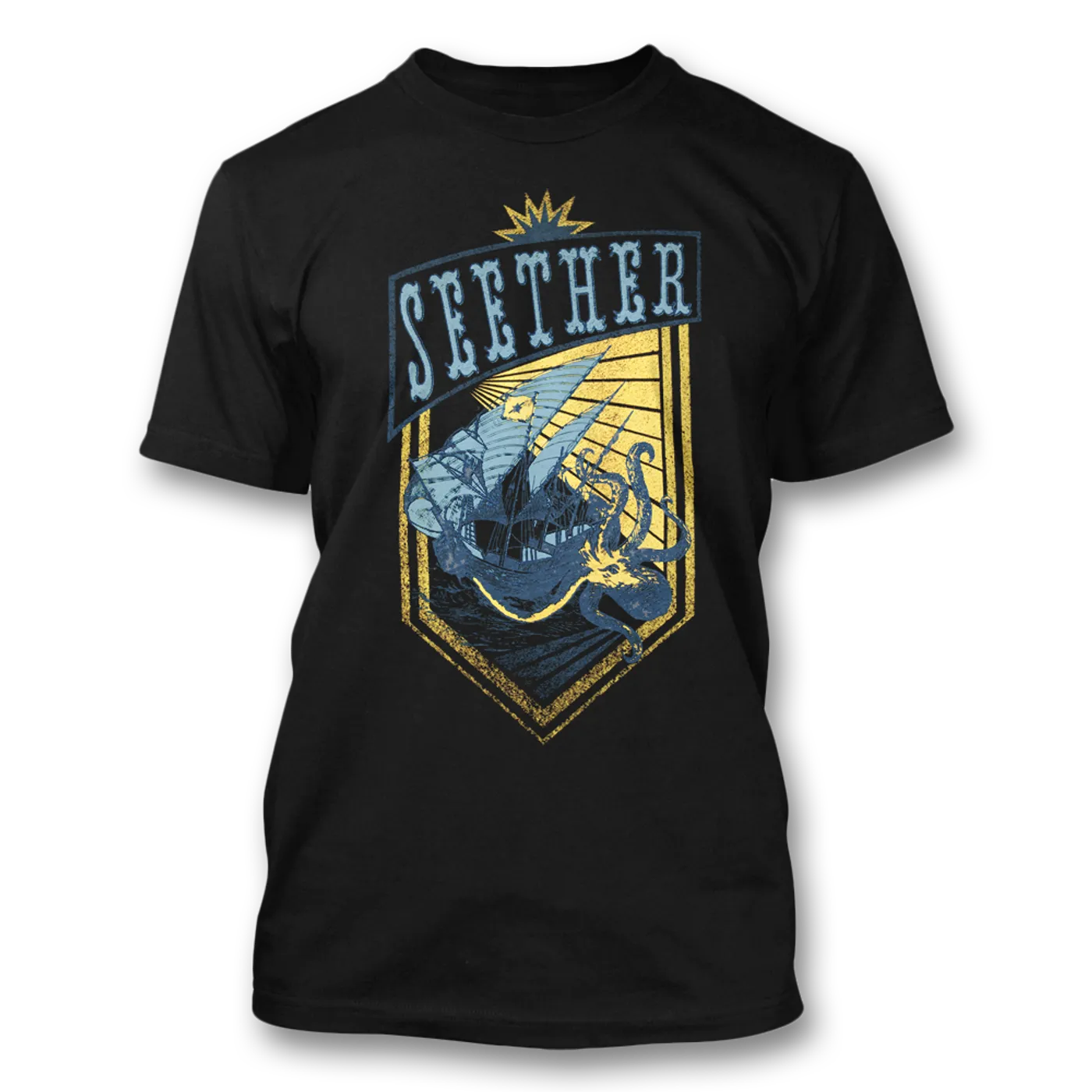 Seether Octopus Crest T-Shirt