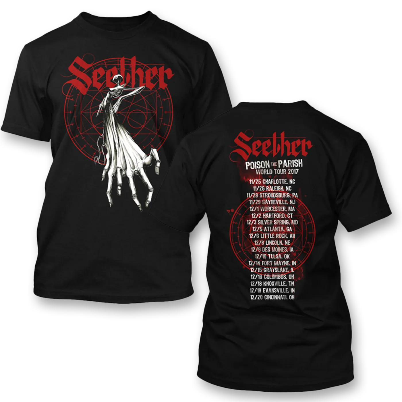 Seether Creeper Tour T-Shirt