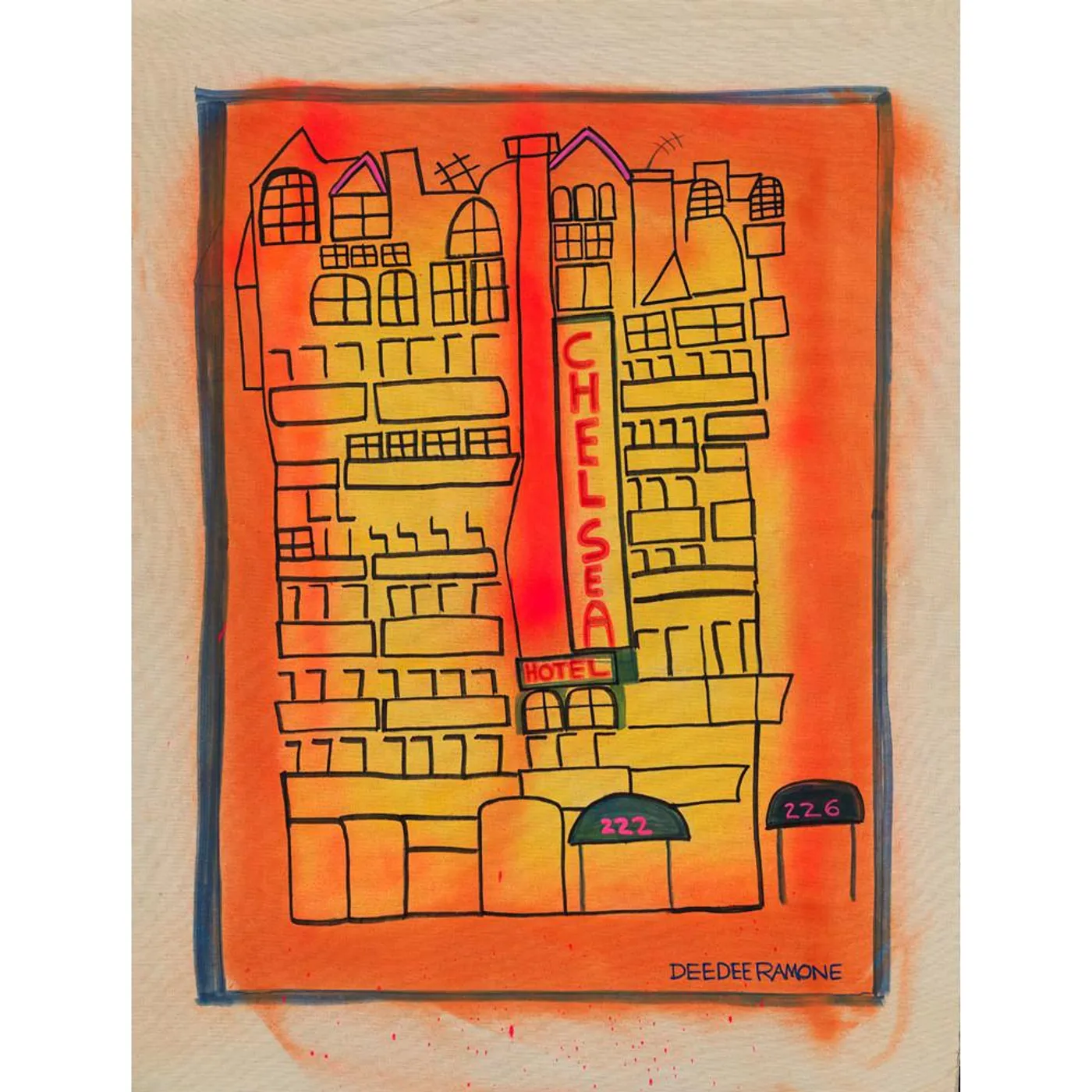 Dee Dee Ramone Hotel Chelsea Poster