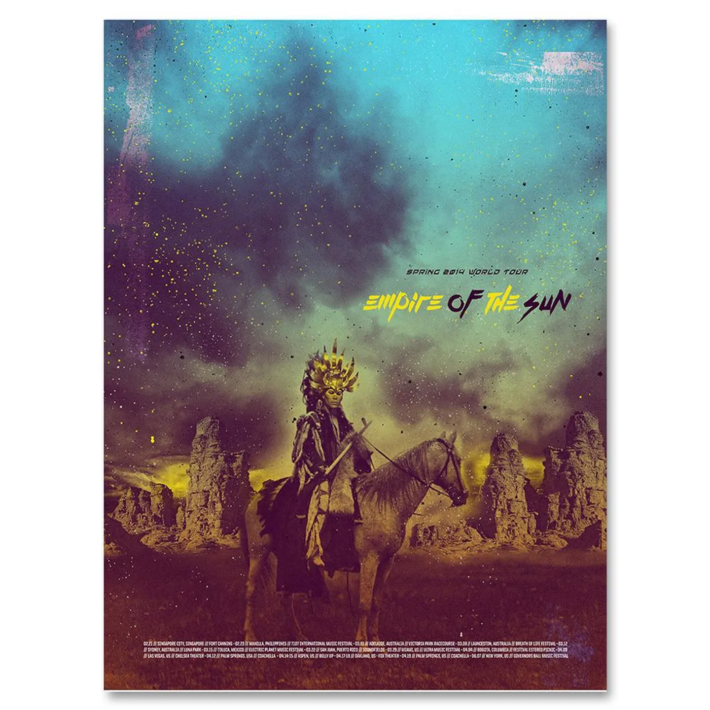 Empire of the Sun 2014 World Tour Print