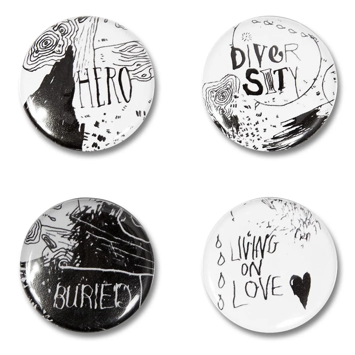 Family of the Year Lyric Button Pack