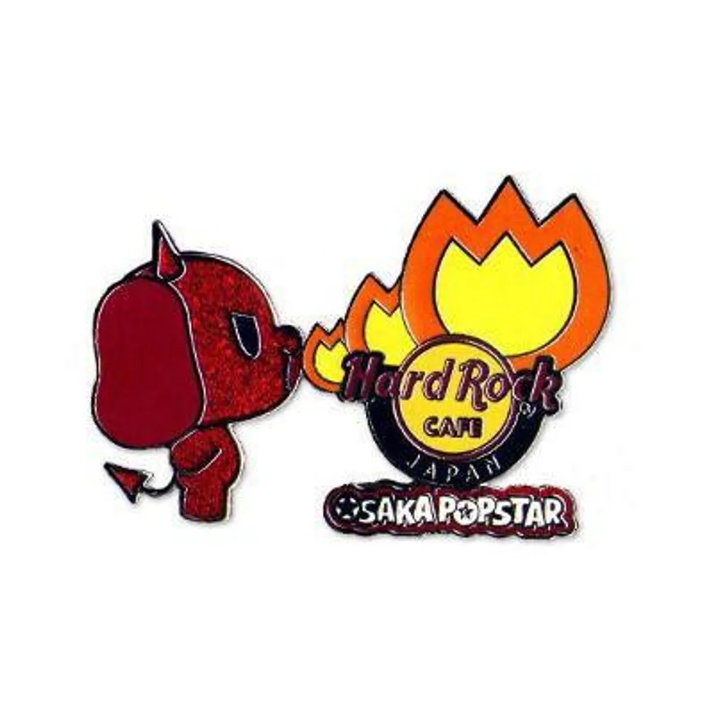 Osaka Popstar Devil Dog Hard Rock Cafe Pin