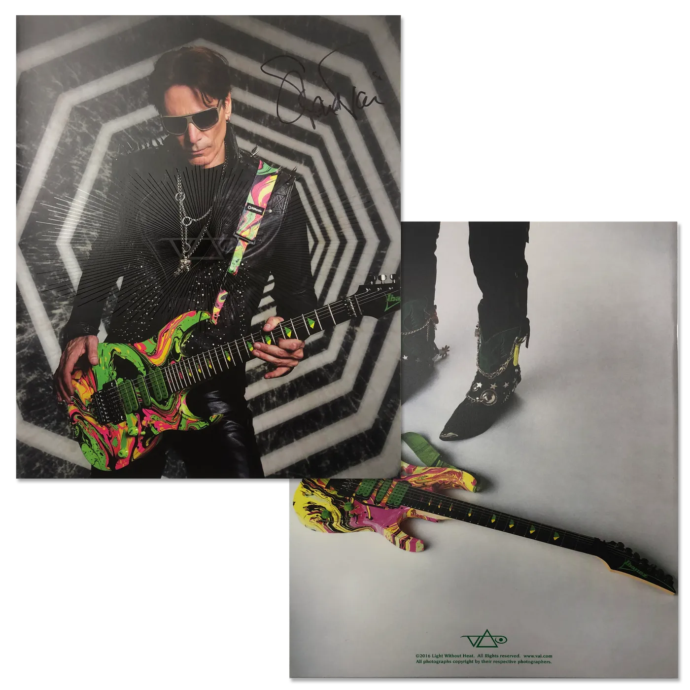 Steve Vai Passion and Warfare 25th Anniversary Signed Tour Program