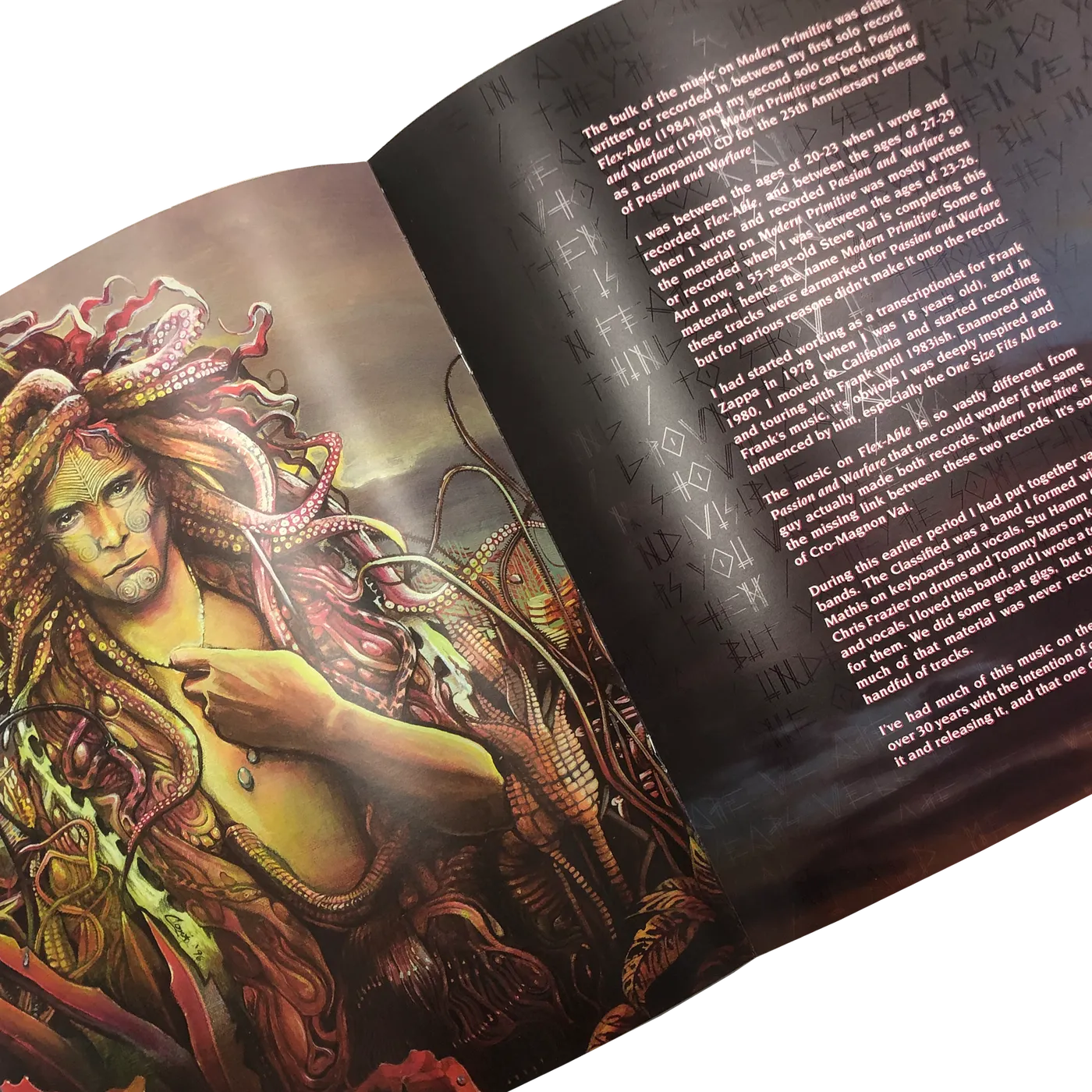 Steve Vai Passion and Warfare 25th Anniversary Signed Tour Program