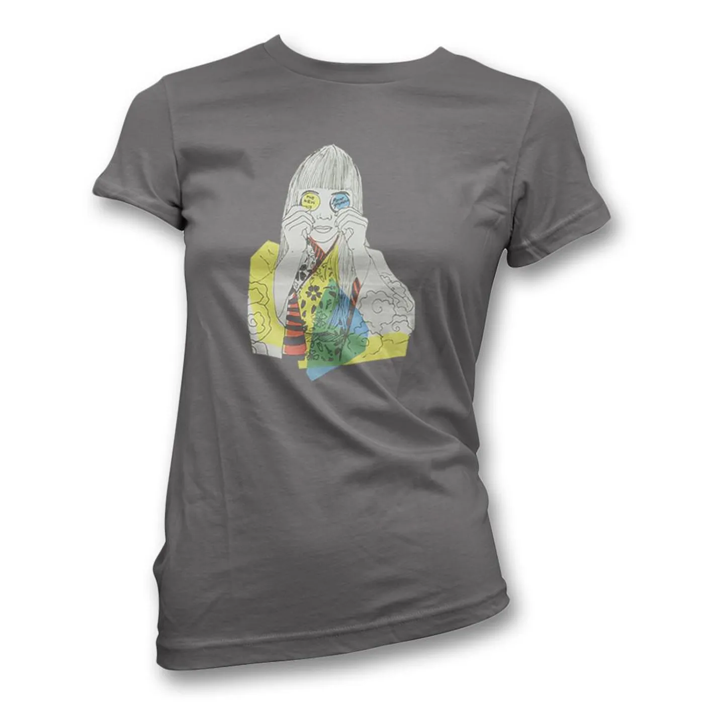 The New Pornographers Through Colored Lenses T-Shirt - Women's