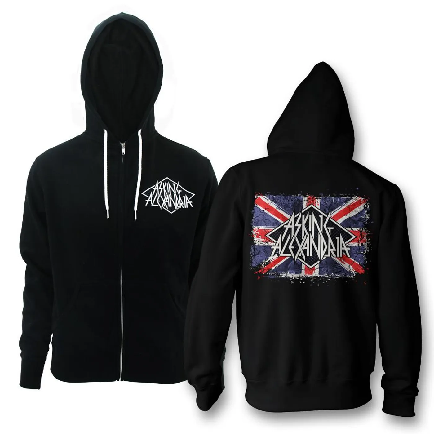 Asking Alexandria Union Jack Hoodie