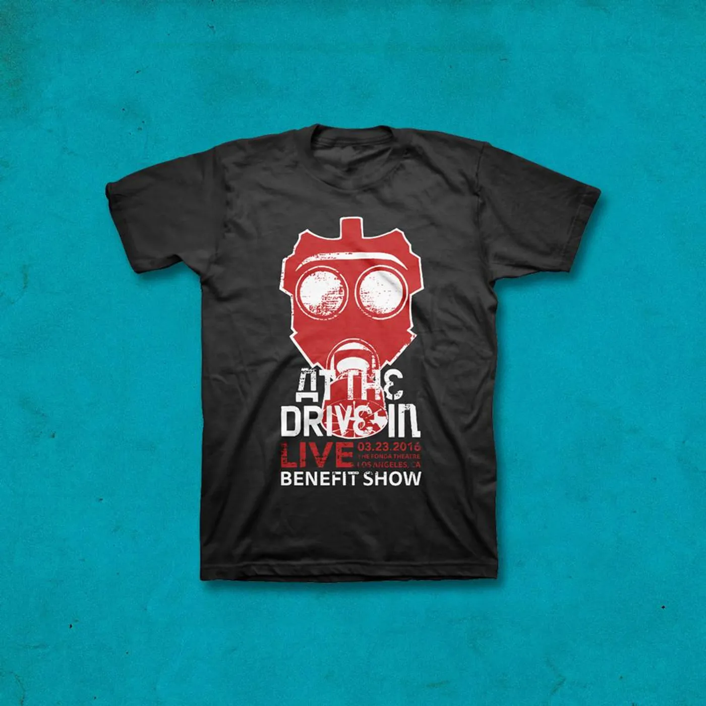 At the Drive-In Red Mask Benefit Show T-shirt
