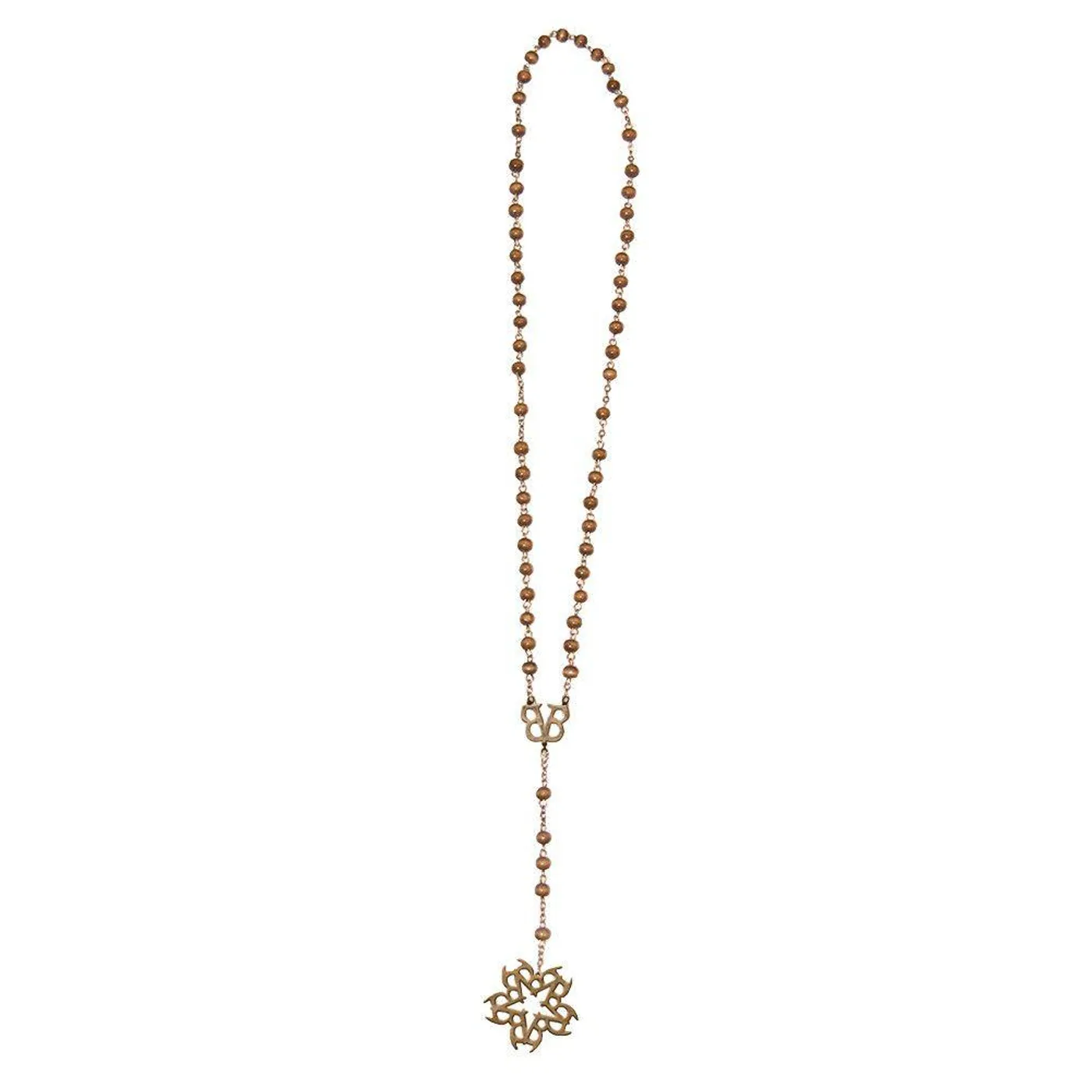 Black Veil Brides Legion Beads Wooden Rosary Necklace