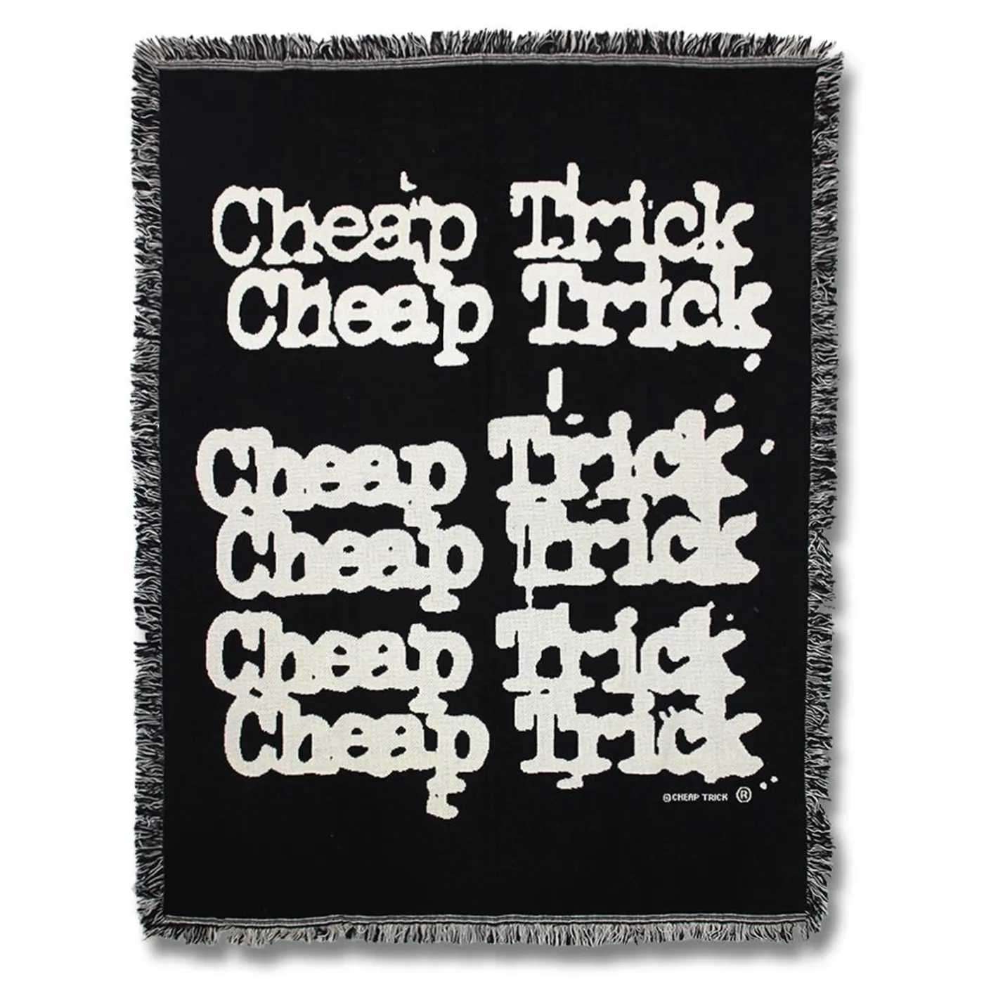 Cheap Trick Logo Woven Blanket