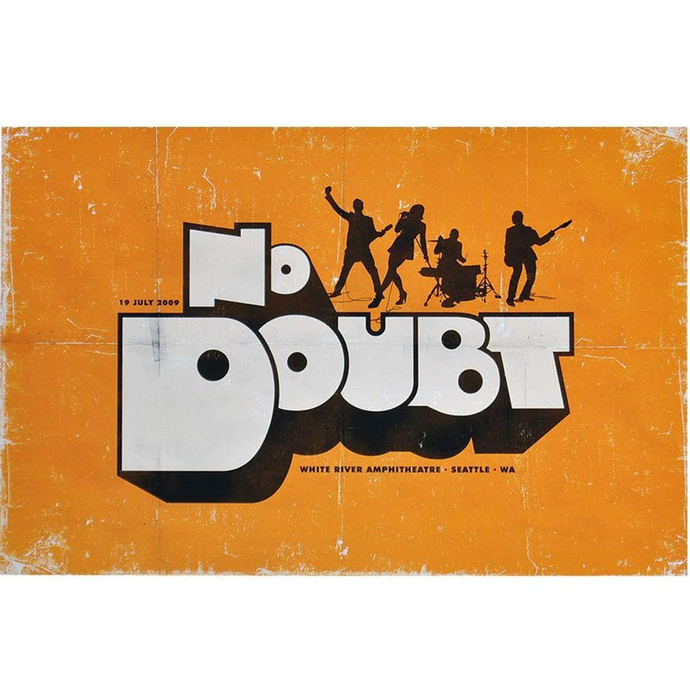No Doubt Seattle Show Poster