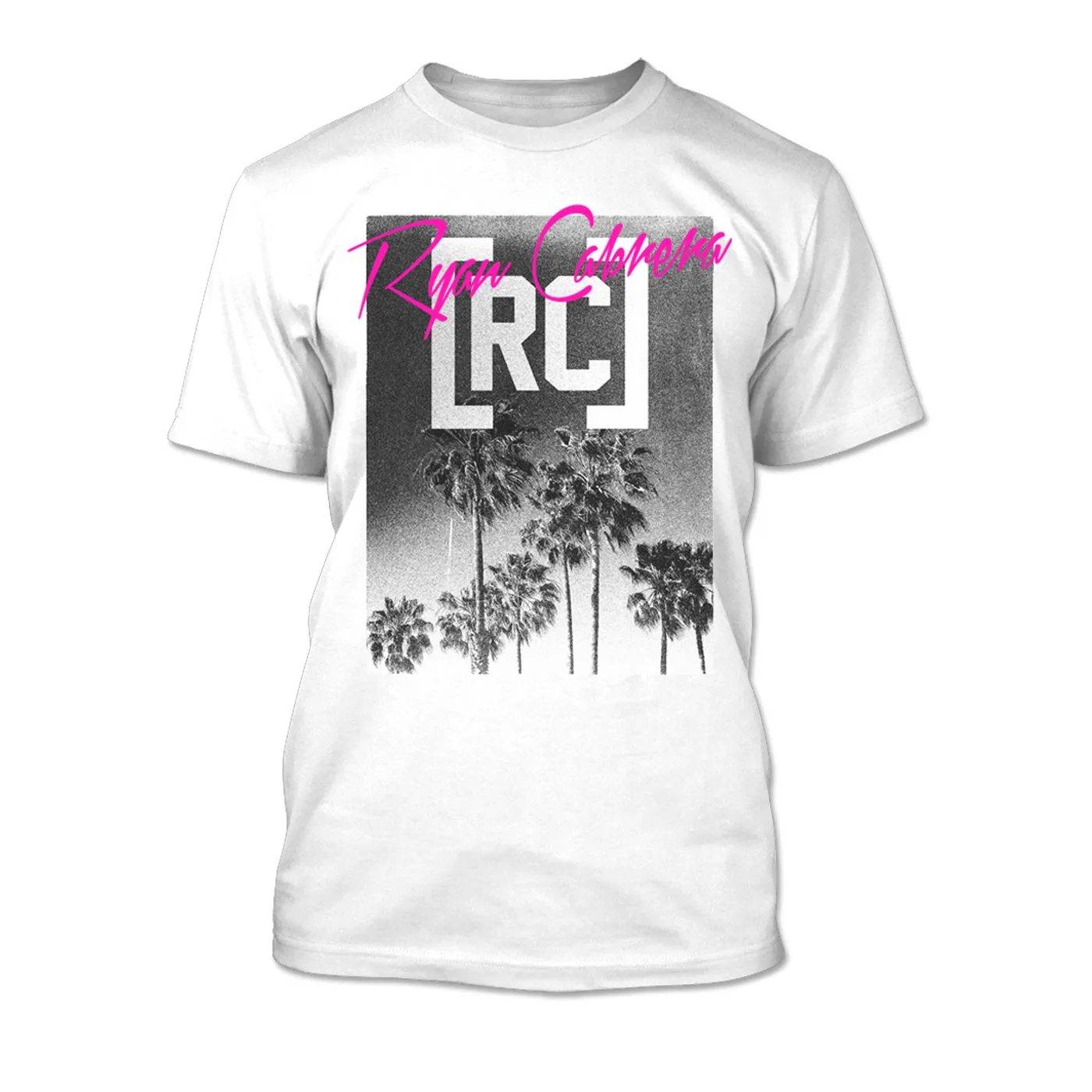Ryan Cabrera Palms Mens White Tee