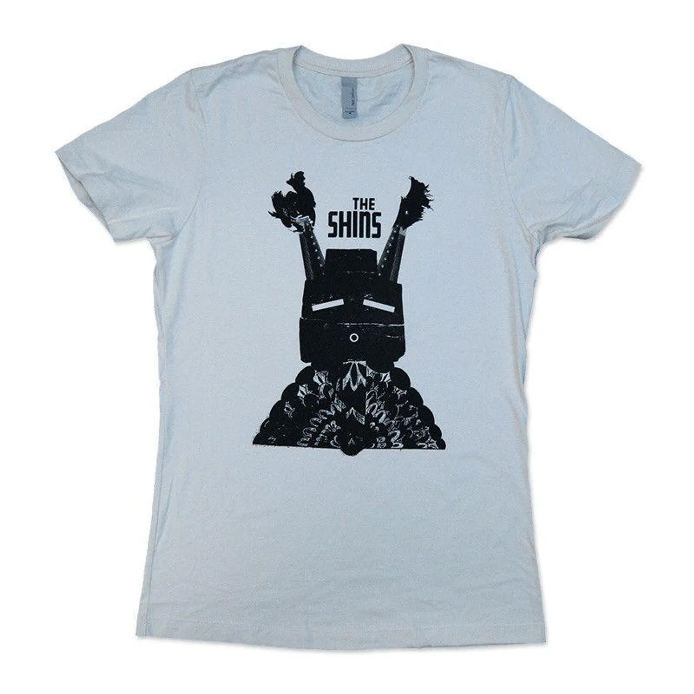 The Shins Guitar Neck Collage Slim Fit Womens T-Shirt