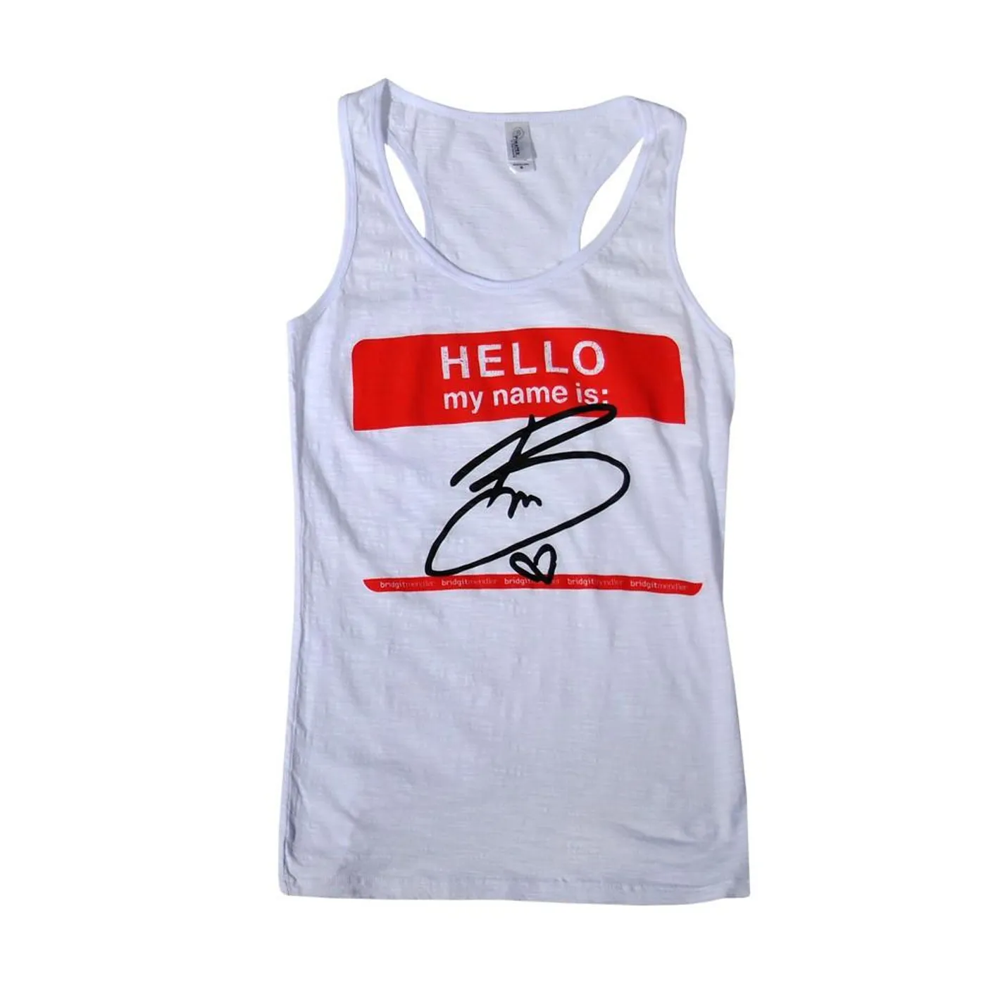 Bridgit Mendler Hello Sticker Racerback Tank - Junior's