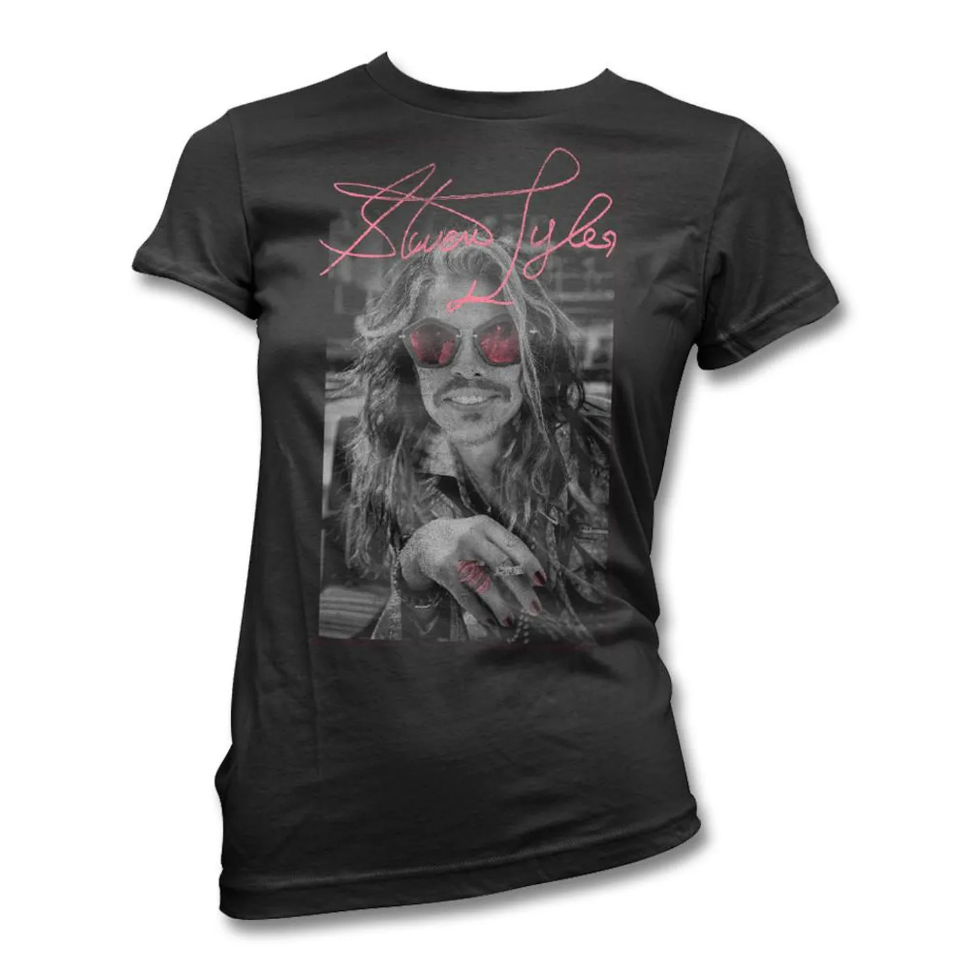 Steven Tyler Pink Shades T-shirt - Women's