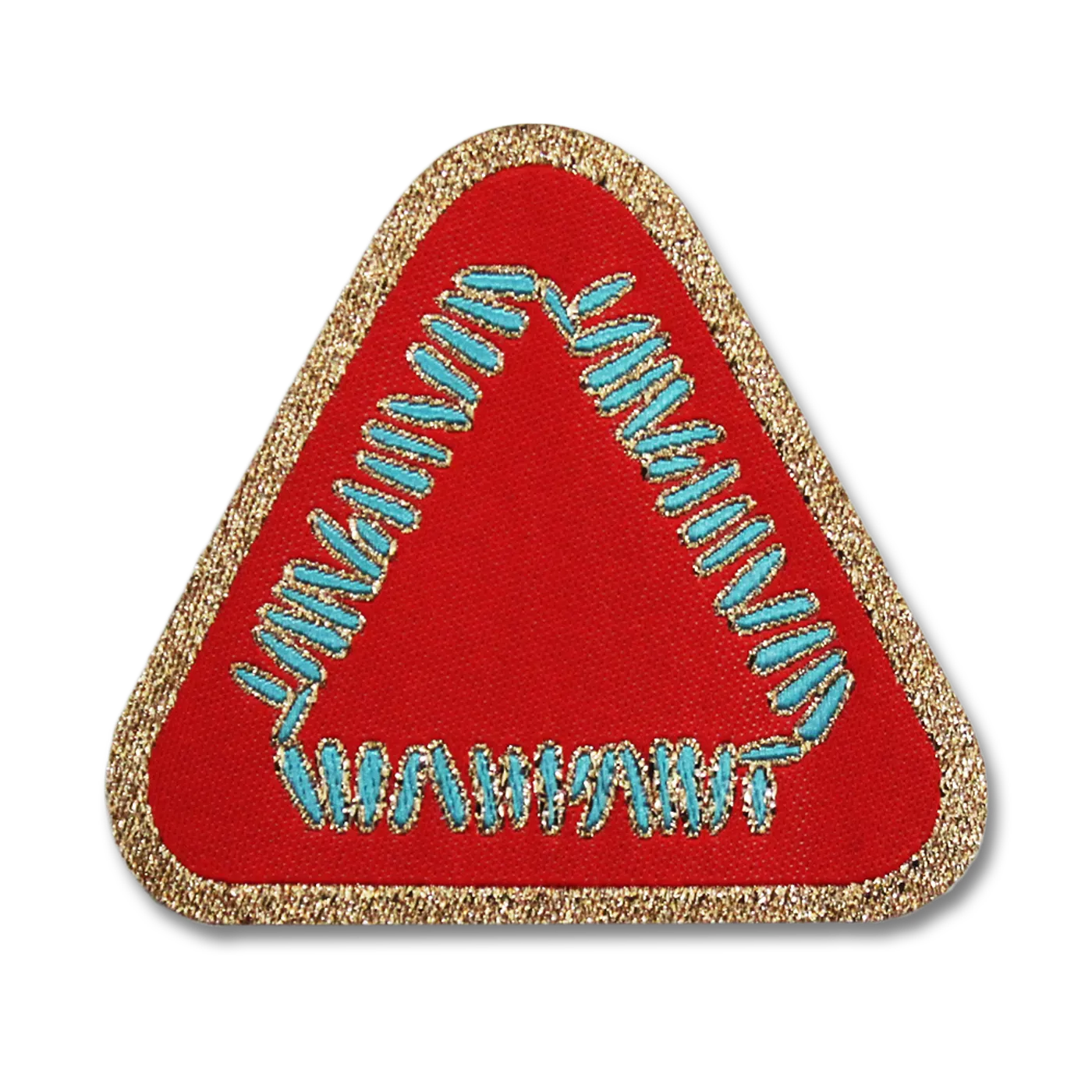 Warpaint Triangle Logo Woven Patch - Red