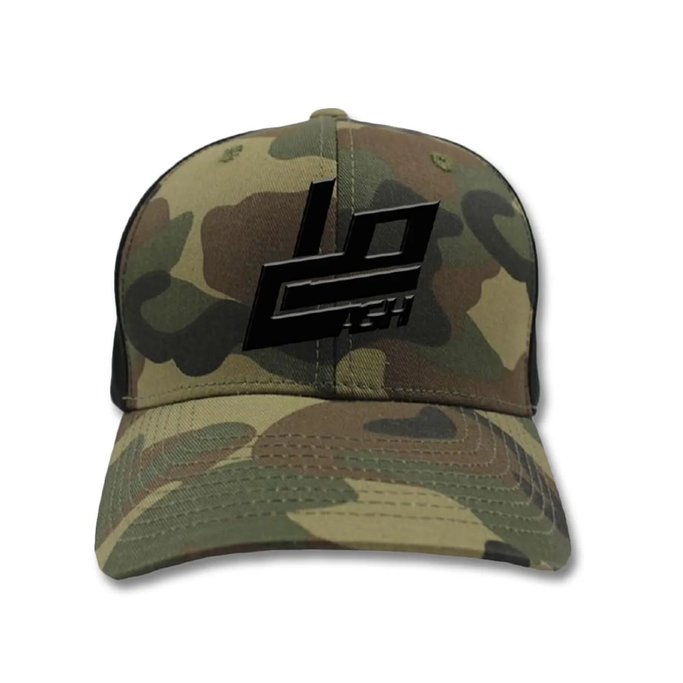 LOCASH Embroidered Camo Snapback Hat