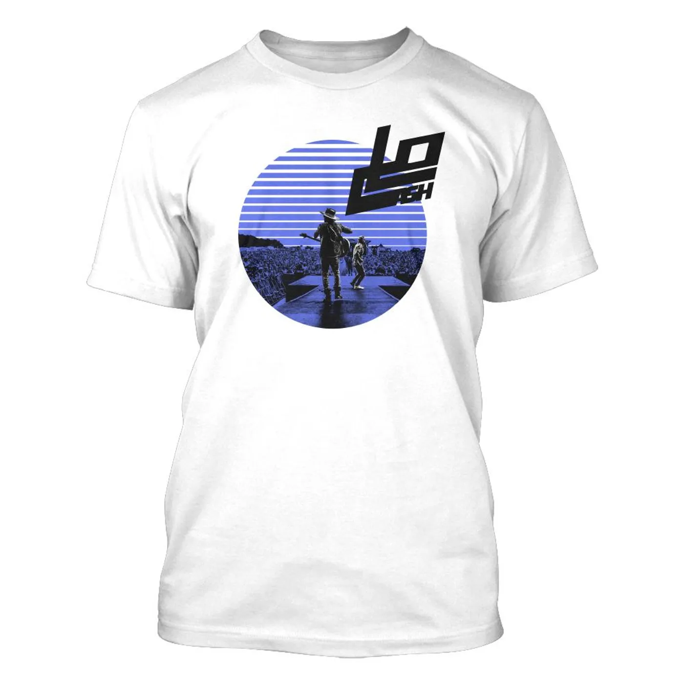 LOCASH Crowd Circle Tee (White)