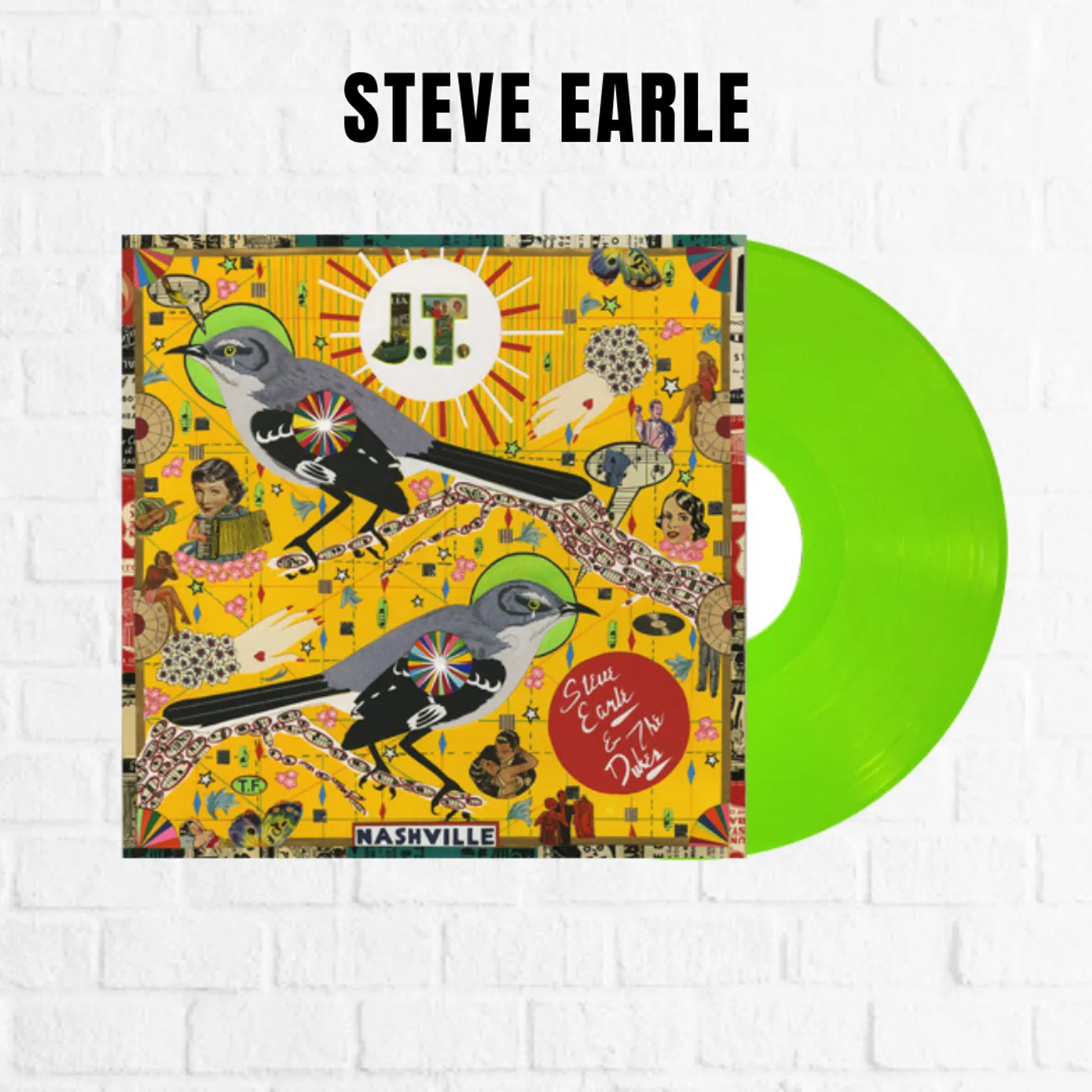 Steve Earle J.T. [Exclusive Lime Green]